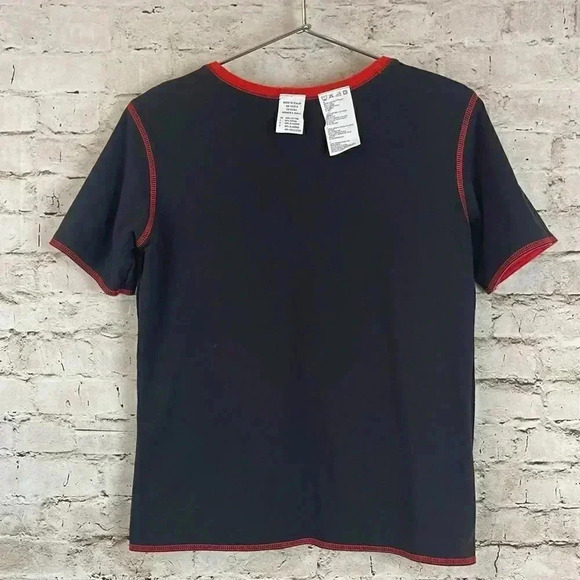 Harley Davidson Motorcycles Women's Small Reversible T Tee Shirt Embroidered Sm - Picture 8 of 8